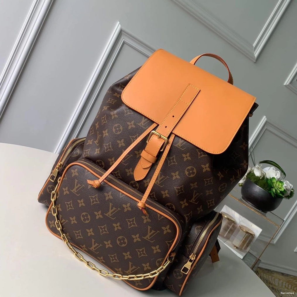Rep ladies VUITTON BACKPACK LOUIS TRIO 0807